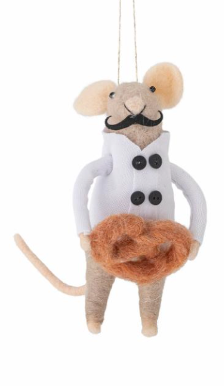 Mouse Teckel Christmas ornaments