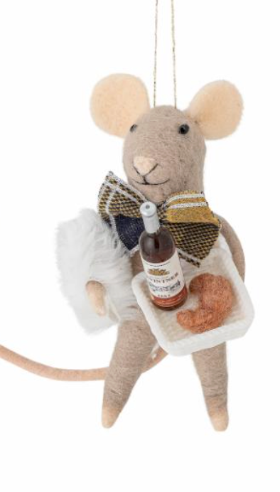 Mouse Teckel Christmas ornaments