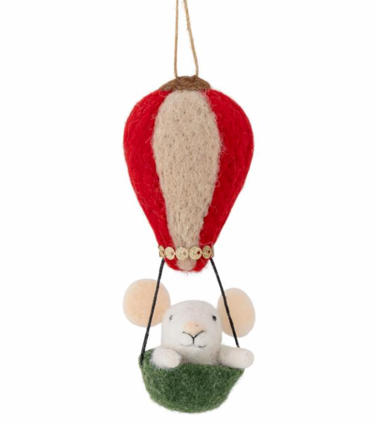Mouse Teckel Christmas ornaments