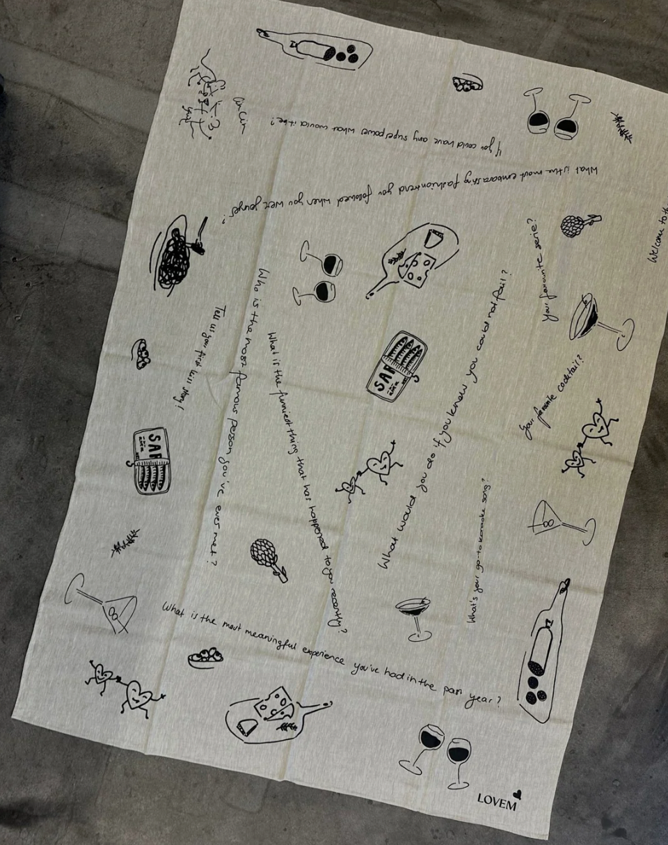 Printed tablecloths