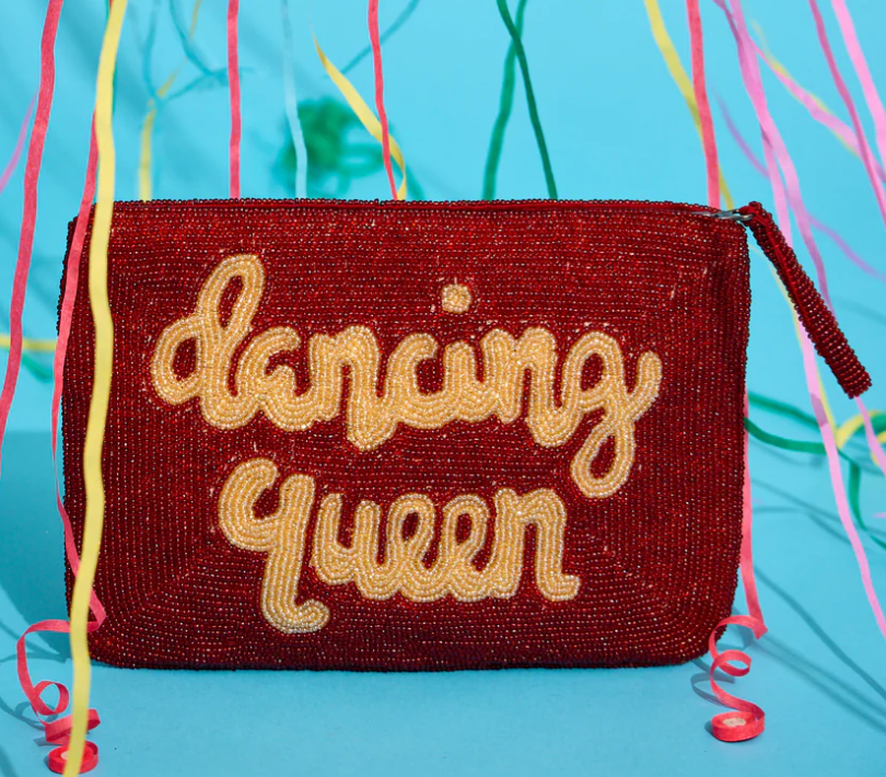 Beaded pochette