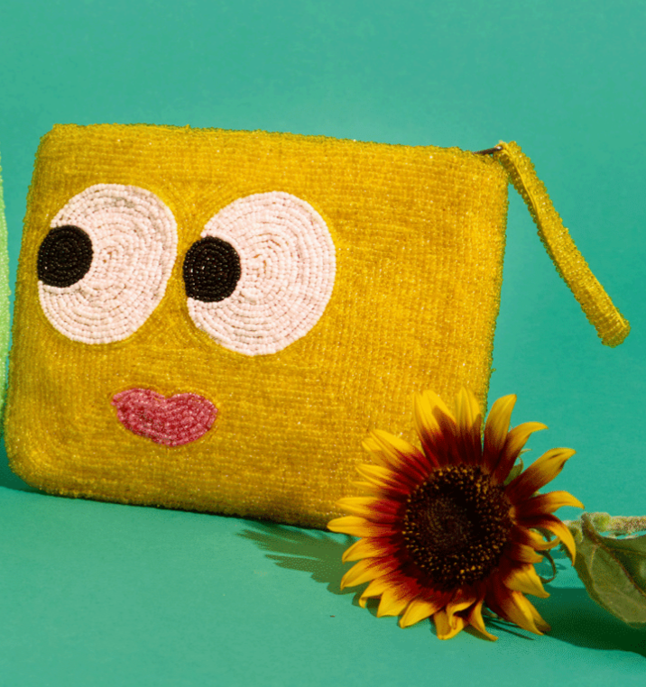 Beaded pochette