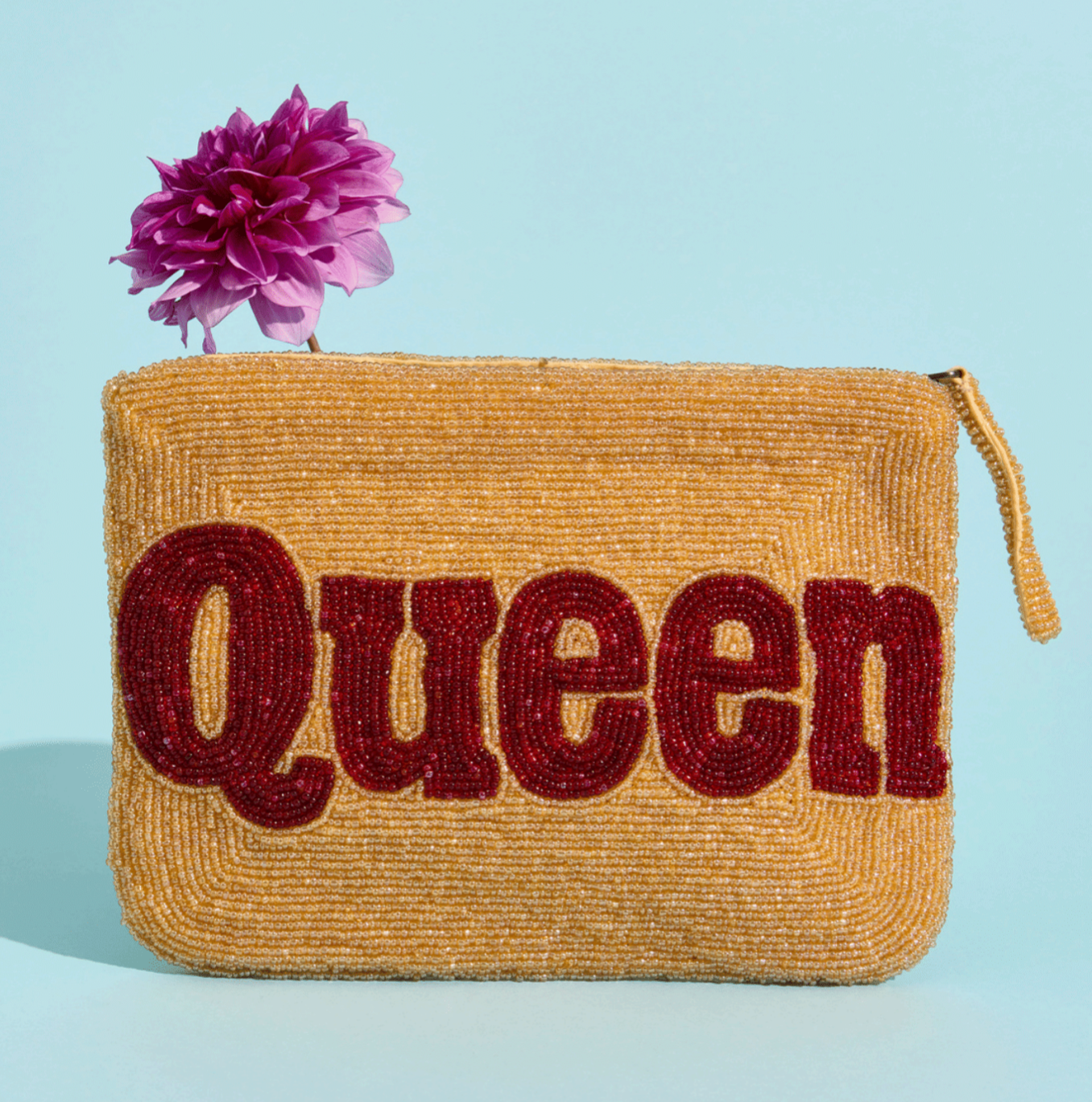 Beaded pochette