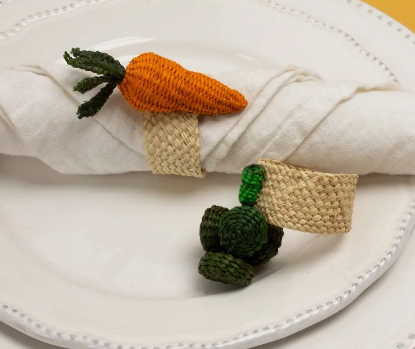 Fun themed napkin rings