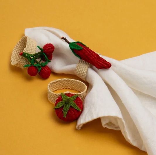 Fun themed napkin rings