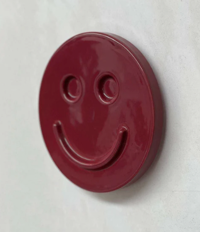 Happy ceramics wall art