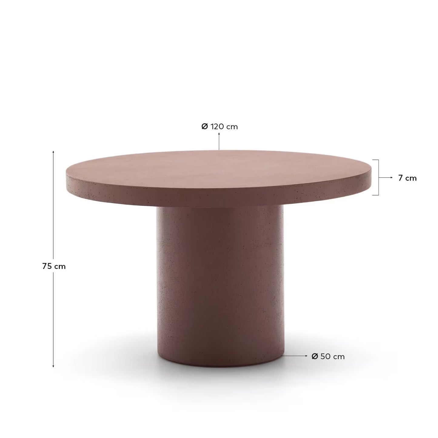 Circle dining table