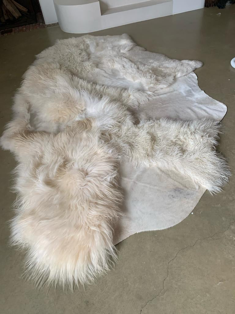 White carpet made by Carine boxy - E-mail to order