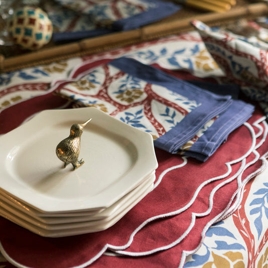 Multicolor cachemire napkin