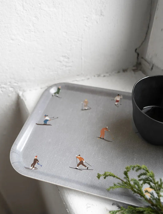 Ski themed trays
